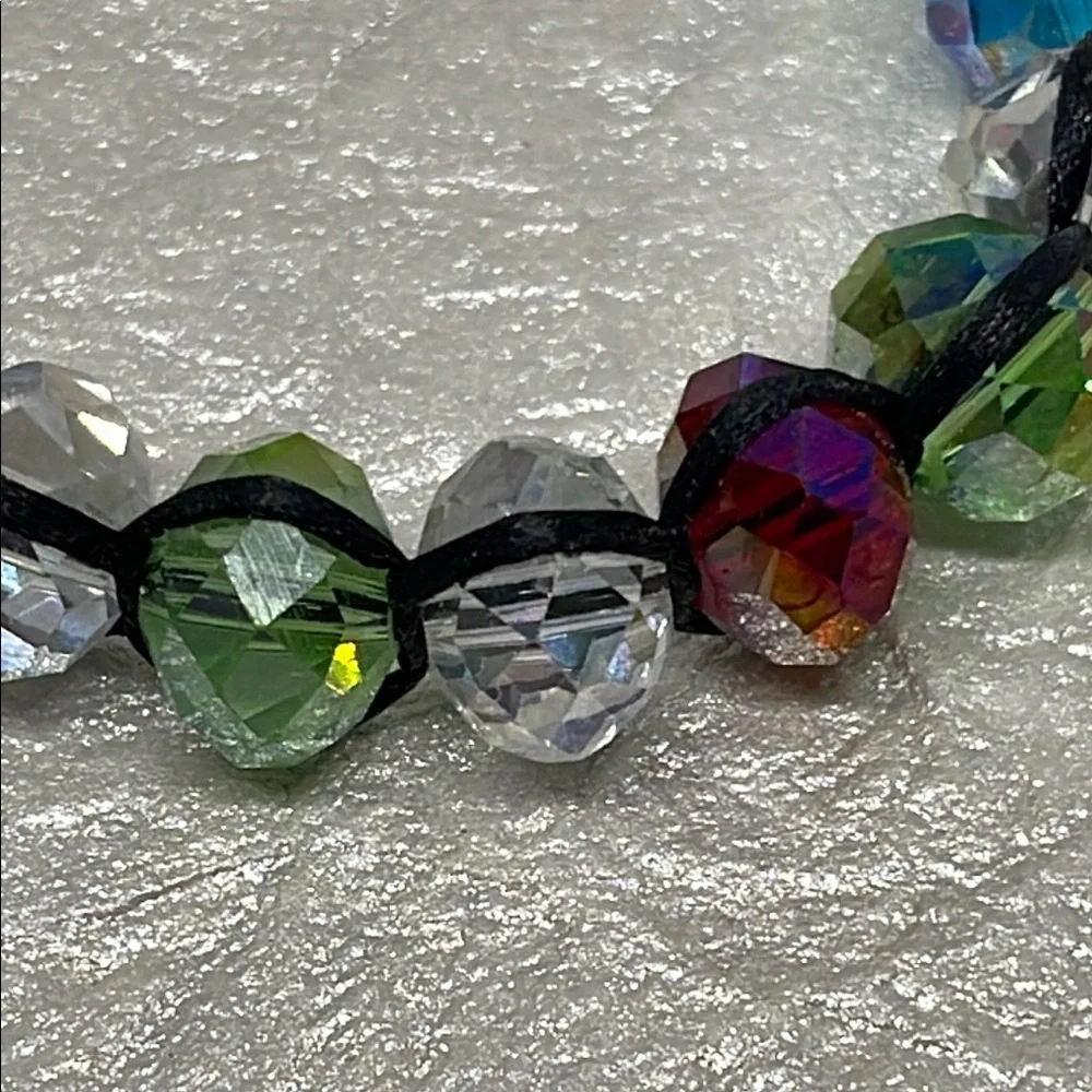 Incredible adjustable Multicolor thread wrapped Beaded Bracelet